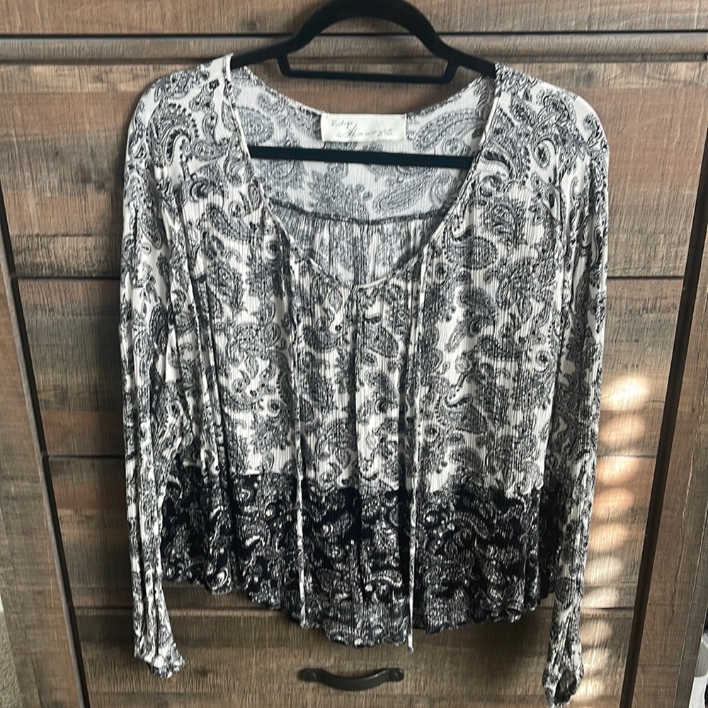 Paisley boho shirt